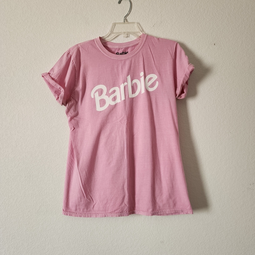 Barbie x Love Tribe Pink Women's T-Shirt Size Small